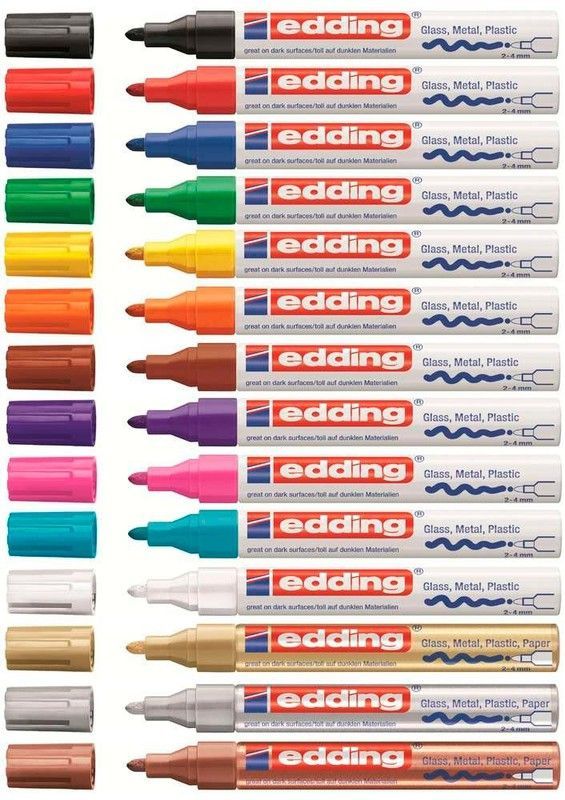 Marcador permanente edding 750