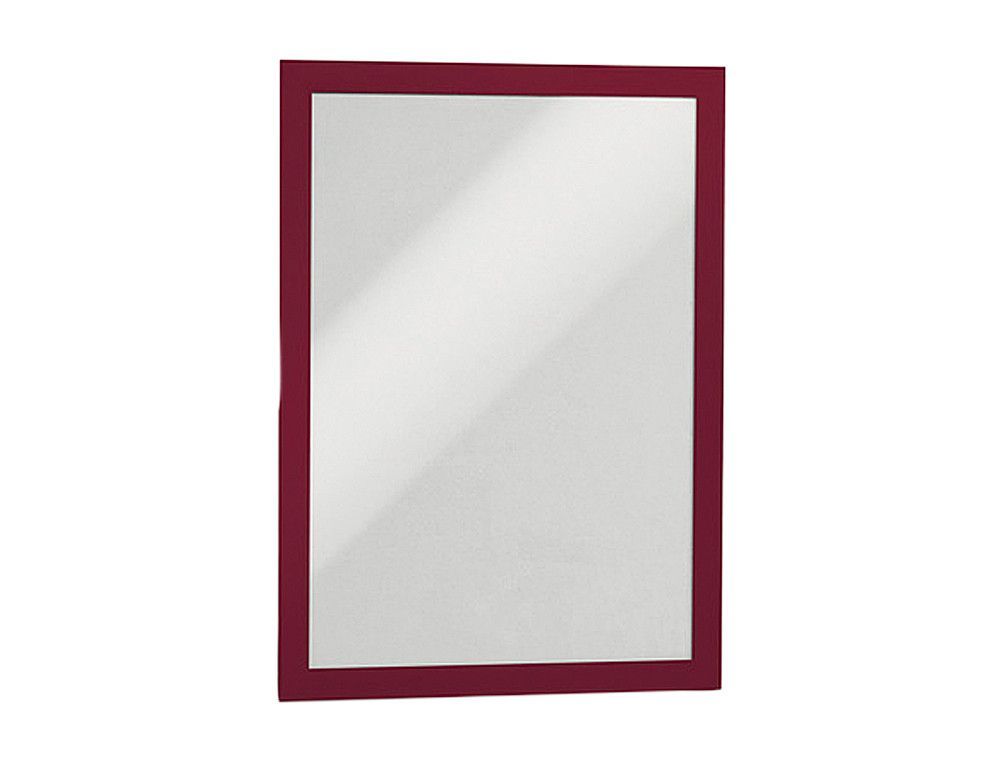 Marco autoadhesivo Durable magaframe A4 rojo (2 unidades)