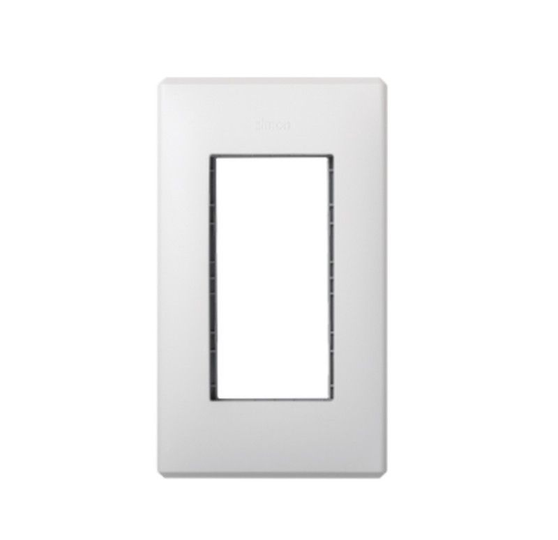 Marco empotrar 500 Cima 1 módulo doble blanco Simon 51010101-030