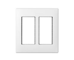 Marco empotrar 500 Cima con 2 módulos dobles blanco Simon 51010102-030