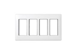 Marco empotrar 500 Cima con 4 módulos dobles blanco Simon 51010104-030