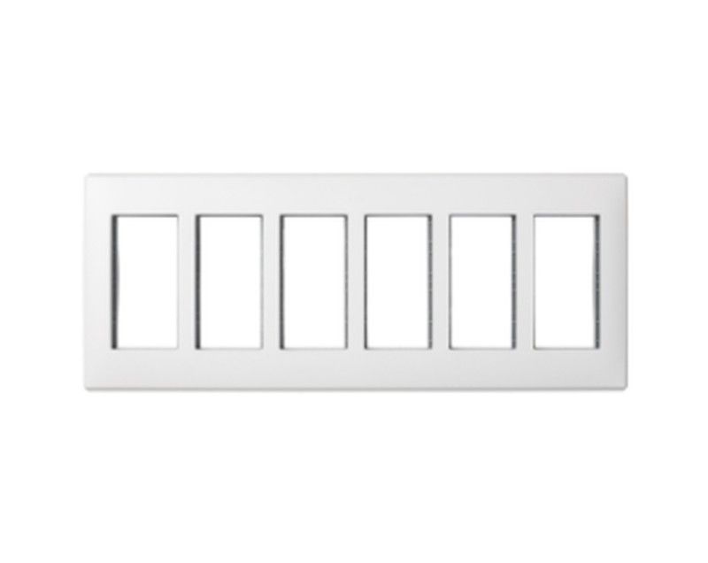 Marco empotrar 500 Cima con 6 módulos dobles blanco  Simon 51010106-030