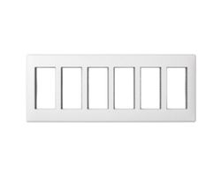 Marco empotrar 500 Cima con 6 módulos dobles blanco  Simon 51010106-030