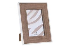 Marco foto decorativo marron cristal mediano