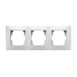 Marco Triple Serie Habitat 15  Blanco