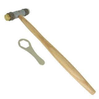 Martillo Madera 53025 Relojería Cabeza Nylon/Latón Mango 235mm