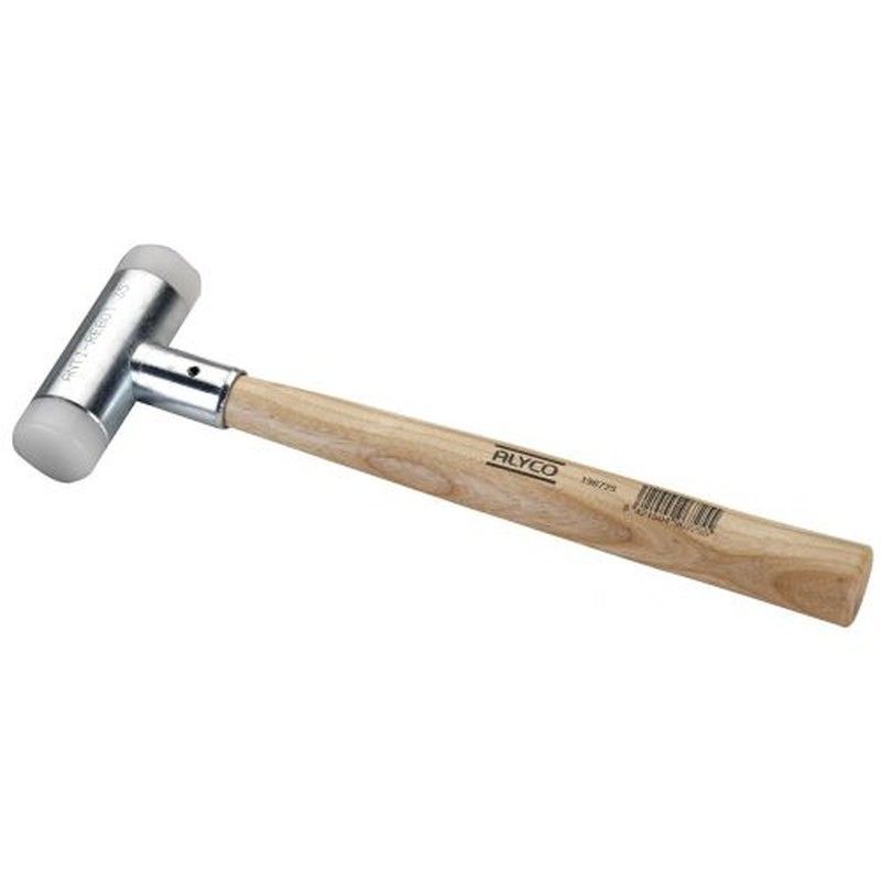 Martillo o Maza De Bocas De Nylon Antirrebote con Mango De Madera ALYCO, Referencia 196725 y Referencia 196730