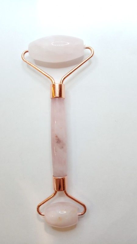 Masajeador facial de Cuarzo rosa