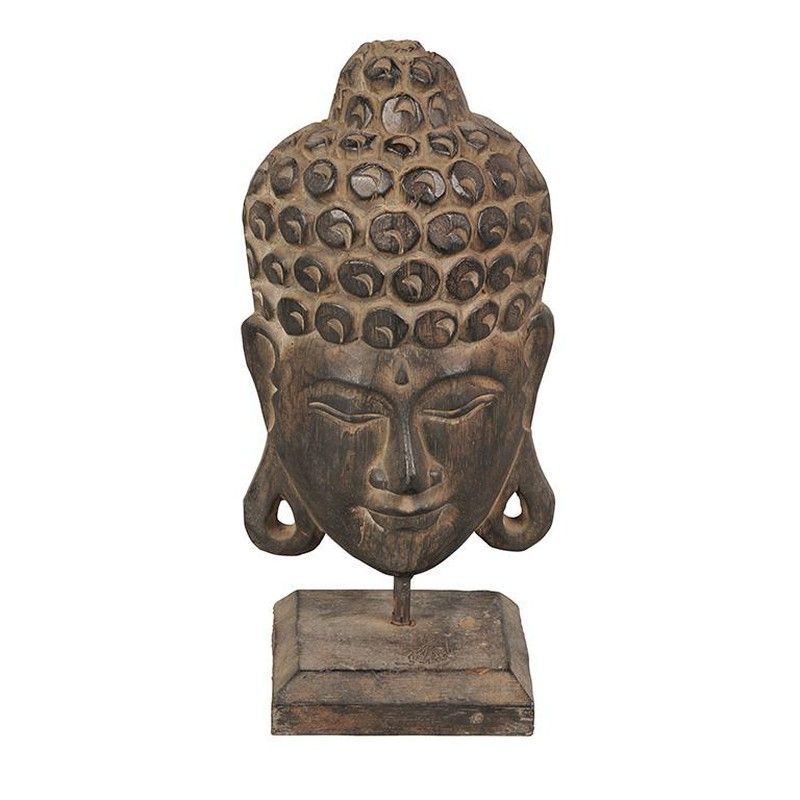 Mascara Buddha 3 15x32cm Marron