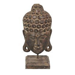 Mascara Buddha 3 15x32cm Marron