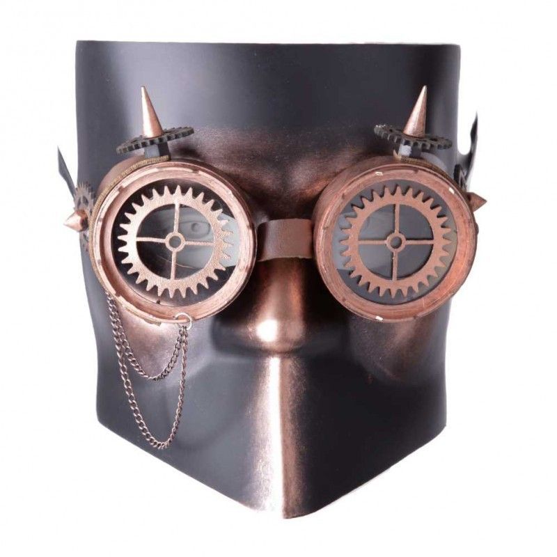 Máscara Steampunk Copper Lord