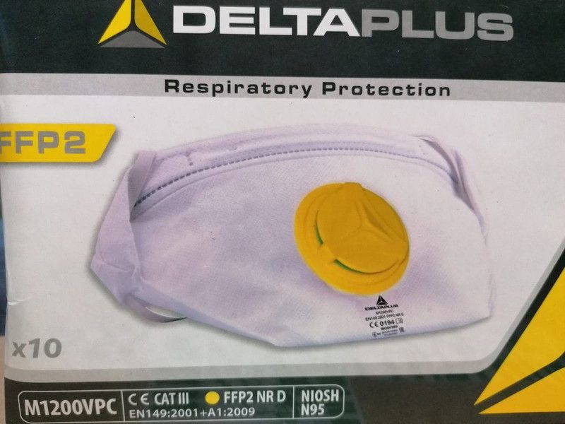 Mascarilla plegable ffp2 protección media