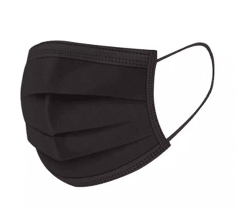 Mascarilla Quirúrgica Negra