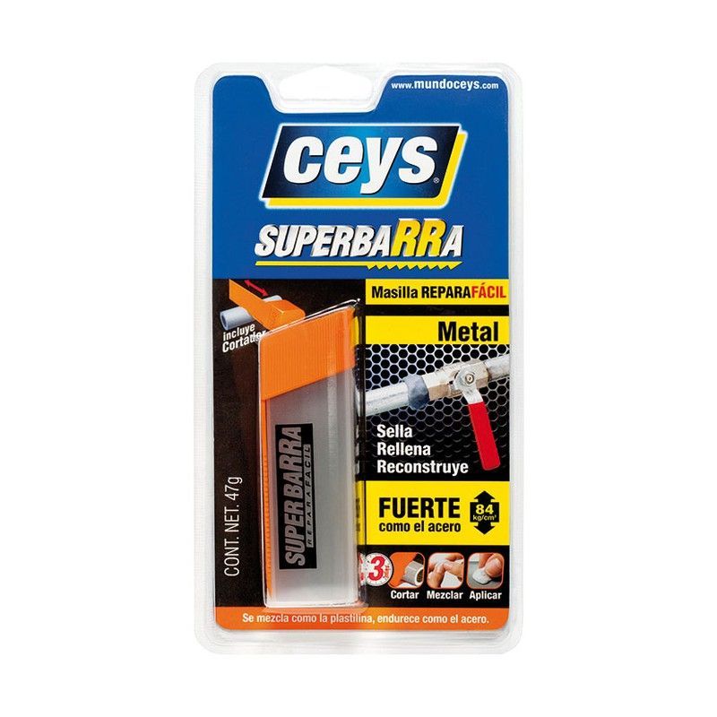 Masilla reparadora CEYS superbarra metal Super Barra Reparadora De Metal