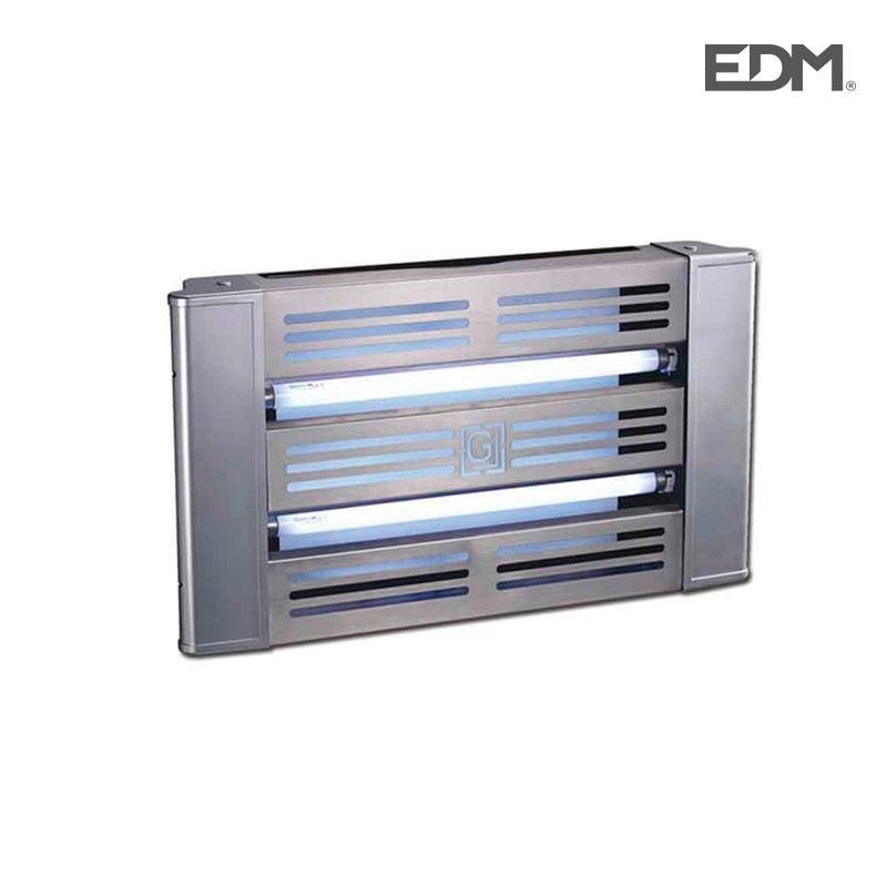 Mata insectos 2x15w con placa adhesiva edm