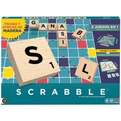 MATTEL GAMES SCRABBLE CORE WOOD EN CASTELLANO