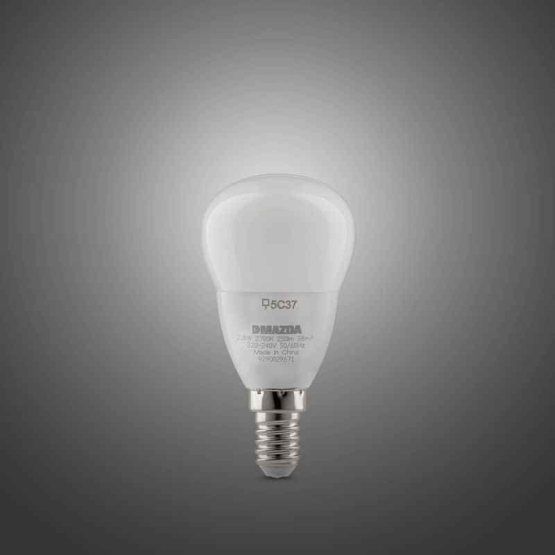 MAZDA 54302400 LED ESFERICA MATE 4,9W-40W E14 840