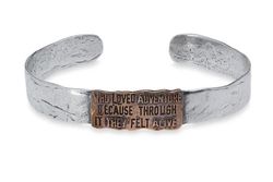 MB227X Pulsera Plata de Palo unisex elaborada en plata de ley y bronce colección Adventure