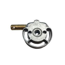 Mecanismo CARDAN de zamak para CORTINA enrollable, con autofreno, sin final de carrera - levanta hasta 8 kg. - Utiliza contera con espiga cuadrada de 7 mm y Snodo con varilla cuadrada de 6 mm