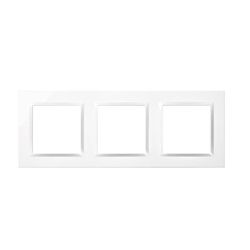 Mecanismo De Empotrar Marco 3 Elementos Serie 10 Blanco