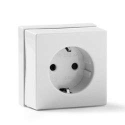 Mecanismo de superficie FAMATEL 5000 Base Superficie Tt Lateral 16A-250V Blan