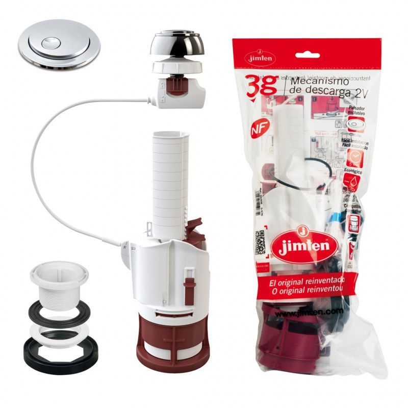 Mecanismo doble para cisterna de WC doble de jimten S576