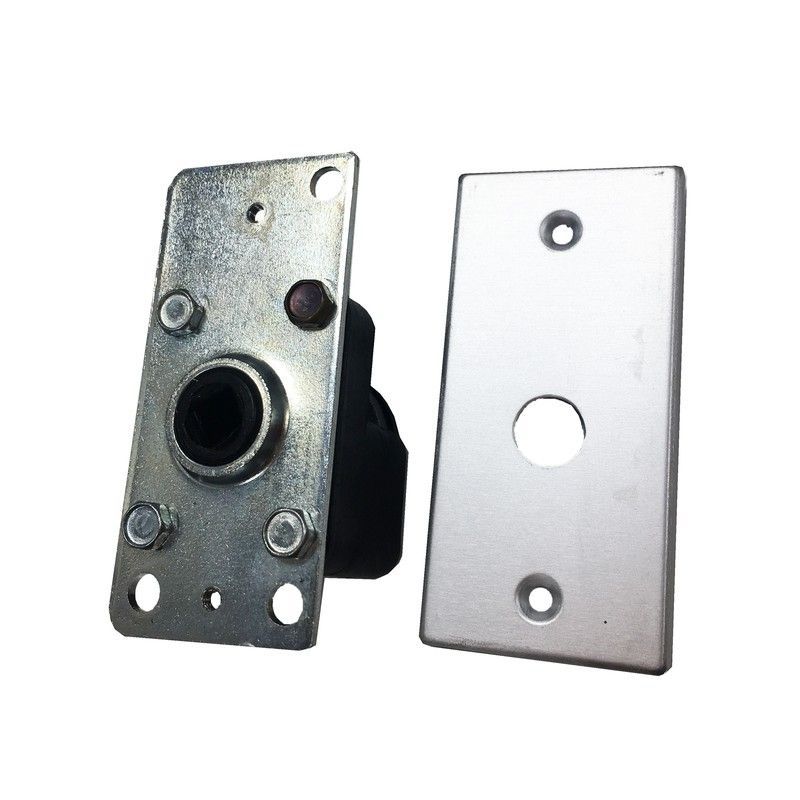 Mecanismo torno BGM A-20 / 75x34x32 mm. Con placa aluminio anodizado plata