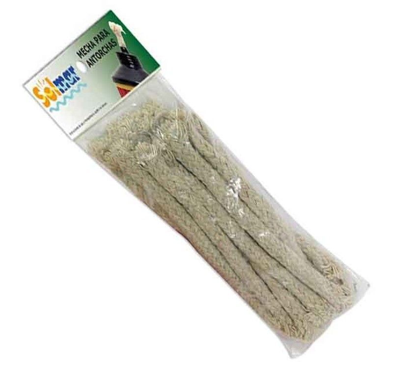 Mecha para antorchas de jardín