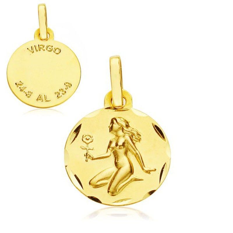 Medalla Horoscopo Virgo Oro 18kts 13mm 26000174VI