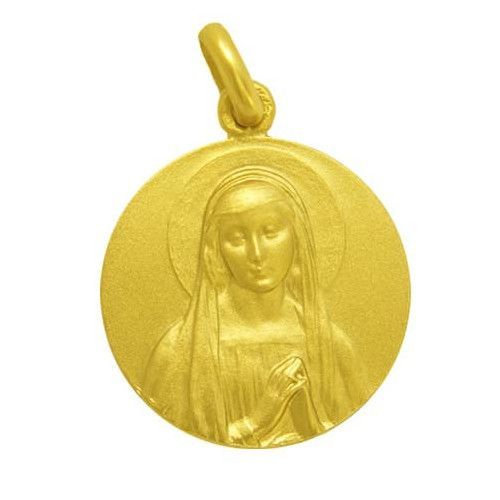 Medalla Oro 18kts Ave Rafael 18mm M1/1/138/18