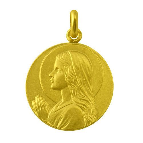 Medalla Oro 18kts Ave Rafael 22mm M1/1/142/22