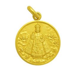 Medalla Oro 18kts Nińo Jesus De Praga 20mm M1/1/23/20