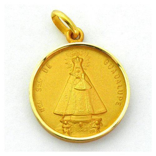 Medalla Oro 18kts Nuestra Sra De Guadalupe 19mm M1/9/105/19