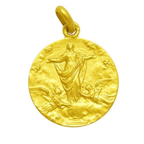 Medalla Oro 18kts Nuestra Sra De La Asunción 20mm M1/1/81/20