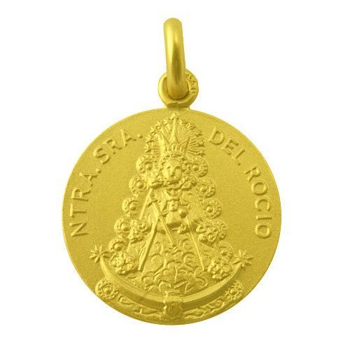 Medalla Oro 18kts Nuestra Sra Del Rocio 18mm M1/1/163/18
