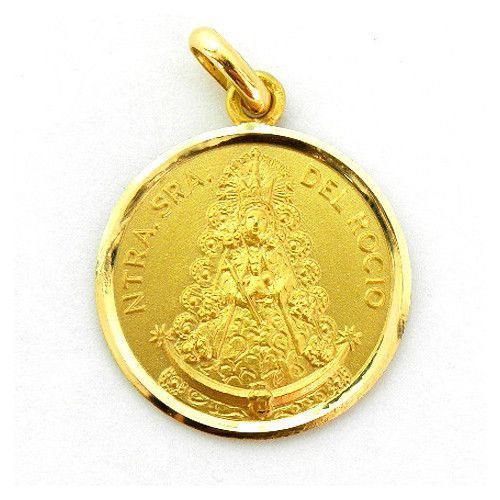Medalla Oro 18kts Nuestra Sra Del Rocio 20mm M1/11/163/20