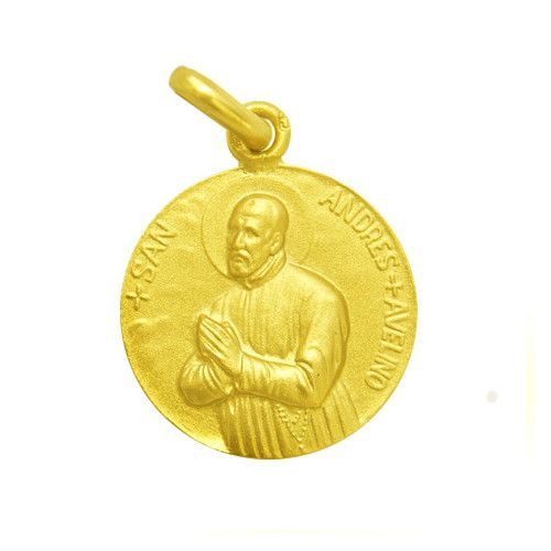 Medalla Oro 18kts San Andres Avelino 16mm M1/1/97/16