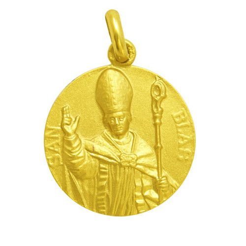 Medalla Oro 18kts San Blas 16mm M1/1/53/16