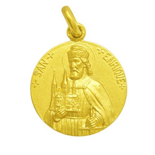 Medalla Oro 18kts San Enrique 20mm M1/1/90/20