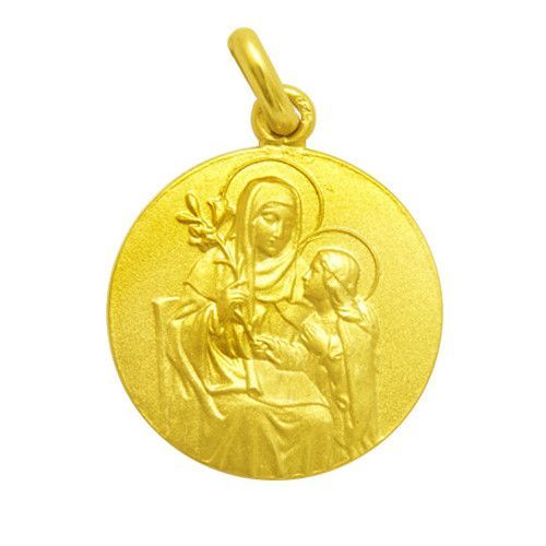 Medalla Oro 18kts Santa Ana 20mm M1/1/41/20