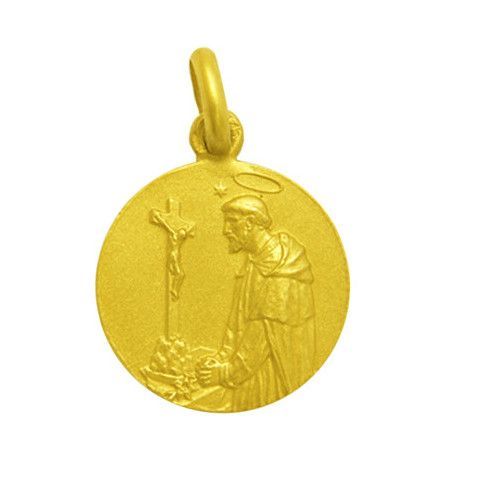 Medalla Oro 18kts Santo Domingo De Guzman 25mm M1/1/96/25