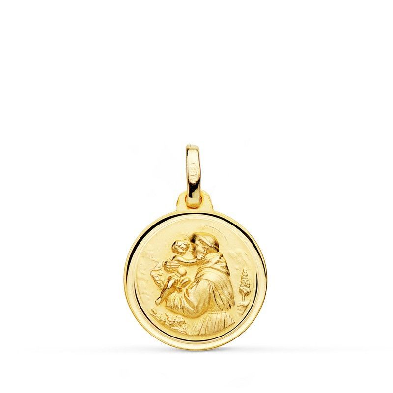 Medalla Oro 9kts 16mm 9KP8099-116 San Antonio