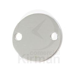 Medalla Plata 072195 Doble Taladro P. Grabar 15mm