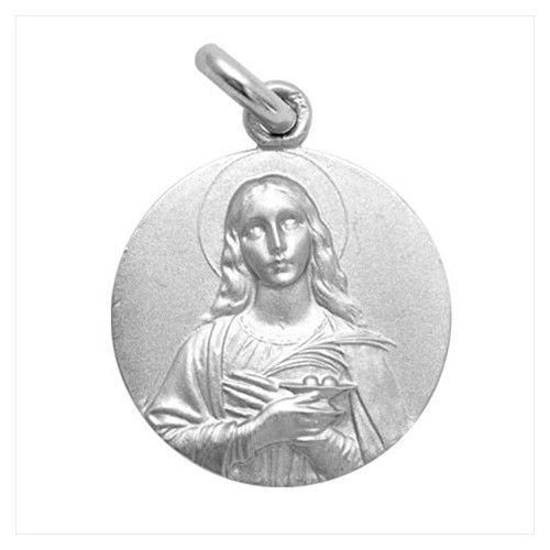 Medalla Plata Santa Lucia 20mm MP1/1/91/20/0