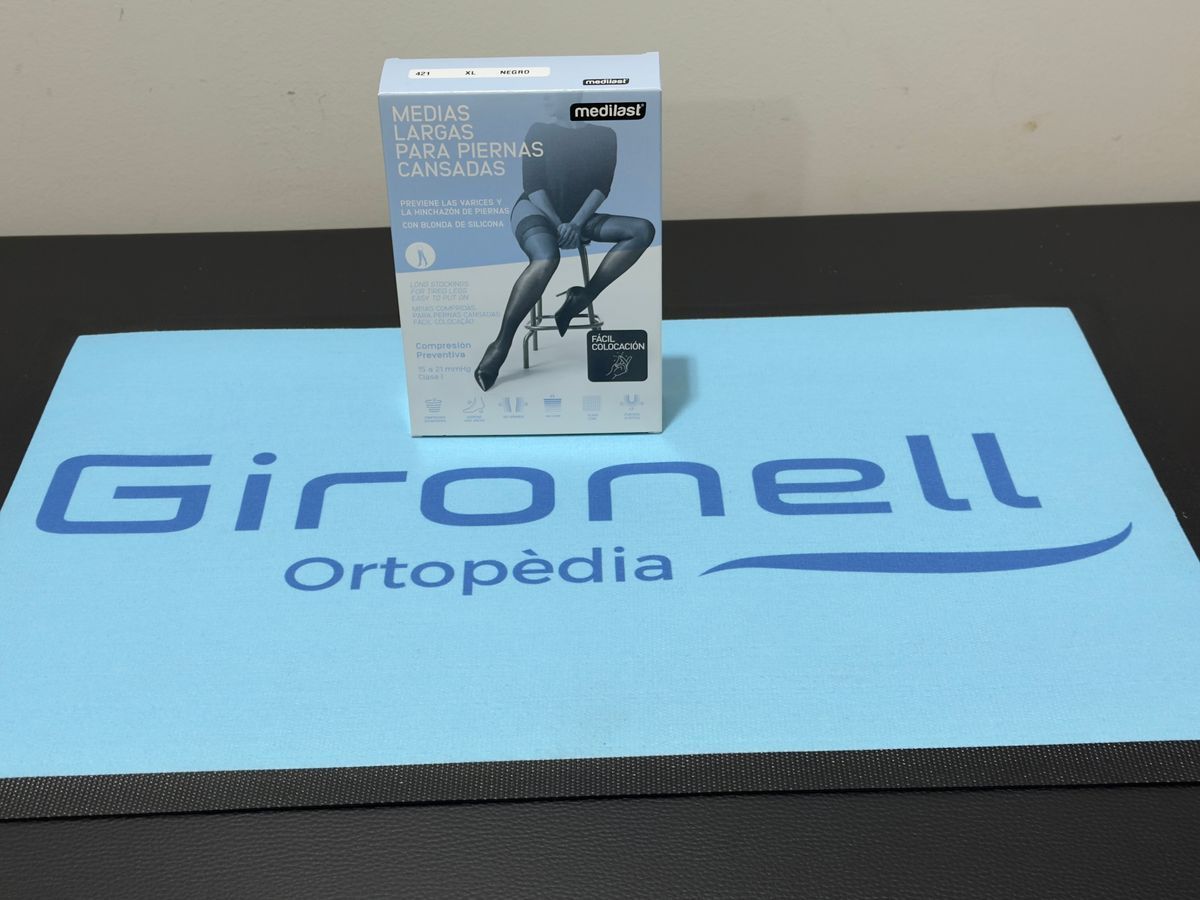 Medias largas para piernas cansadas de fácil colocación clase 1 , de 15 a 21 mmhg