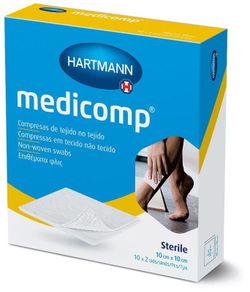 Medicomp Gasas Tejido no Tejido 10x10 10x2 Unidades