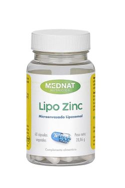 Mednat Lipo Zinc 60 Cápsulas