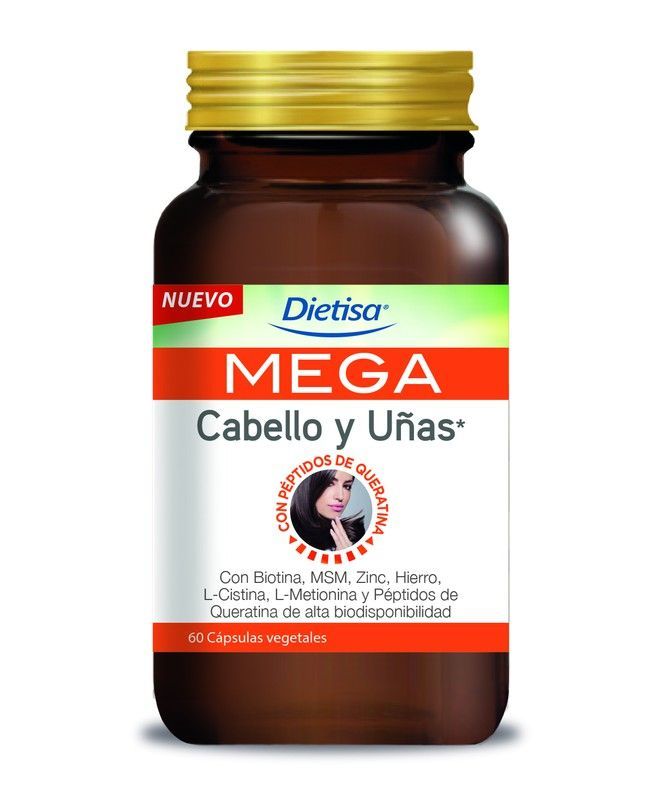 Mega Cabello Y Uñas 60 Vcaps