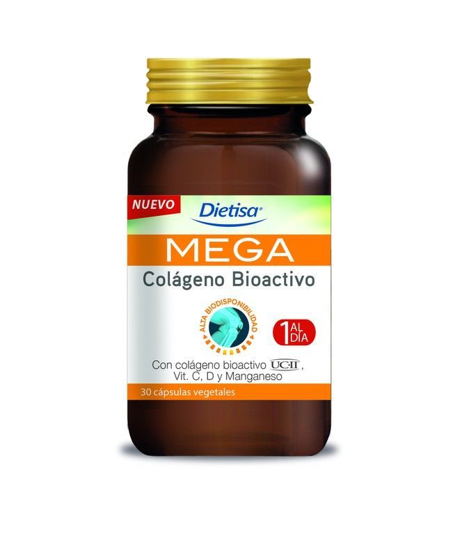 Mega Colageno Bioactivo UC-II 30 Vcaps