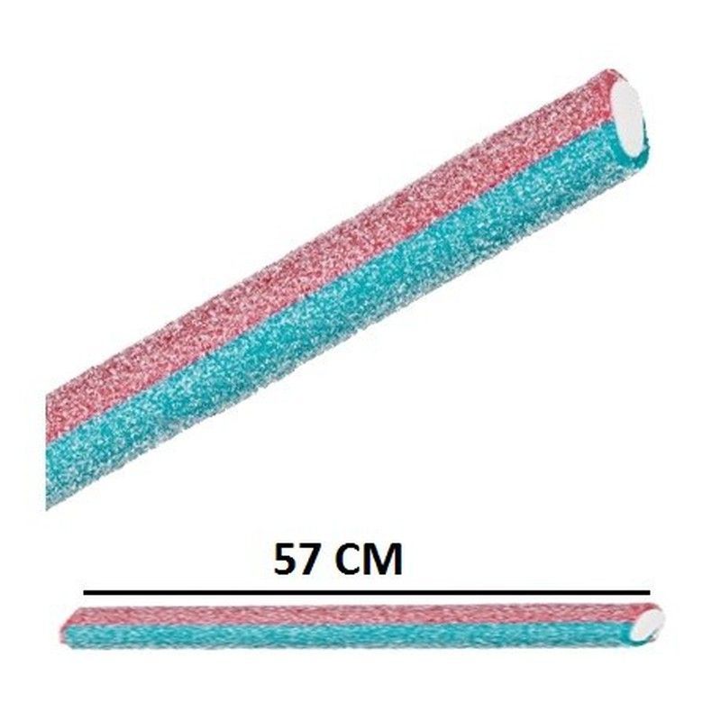 Mega Jumbo Duplo de Fresa y Frambuesa (24 unidades) de Fini. Regaliz de fresa y frambuesa